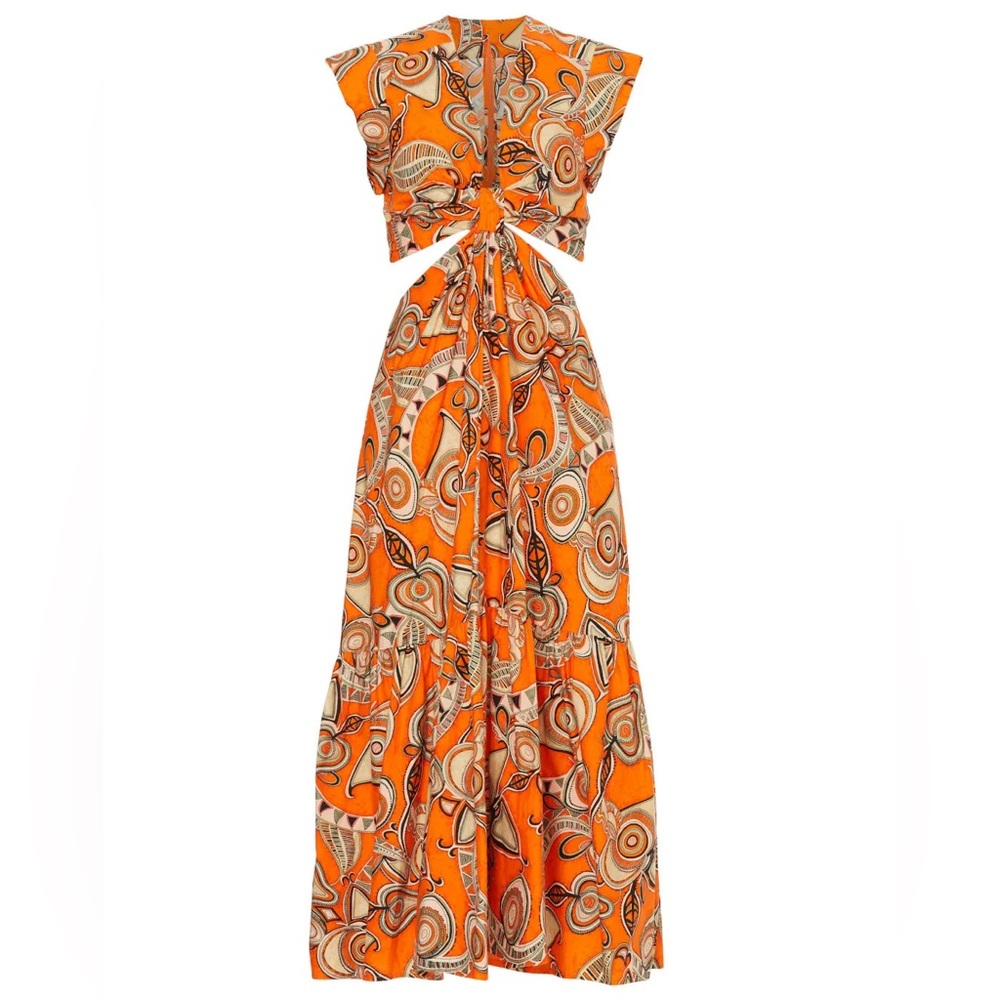 ALC Alexandria Cut-out Midi Dress